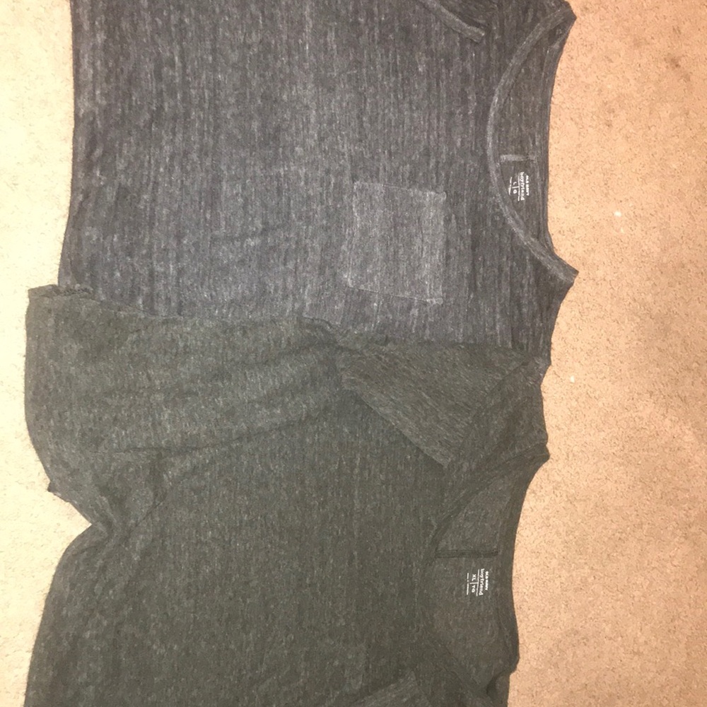 Two old navy boyfriend shirts